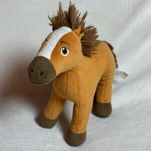 DreamWorks Spirit Riding Free Horse Plush 9" Tan & Brown Stuffed Animal Toy